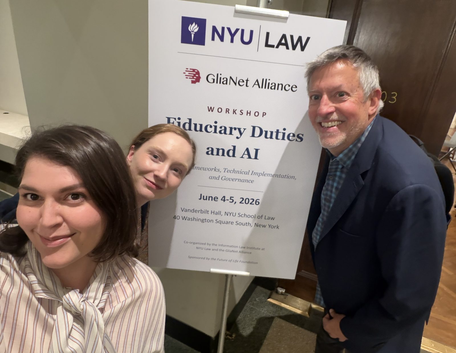 NYU School of Law Fiduciary Duties and AI workshop